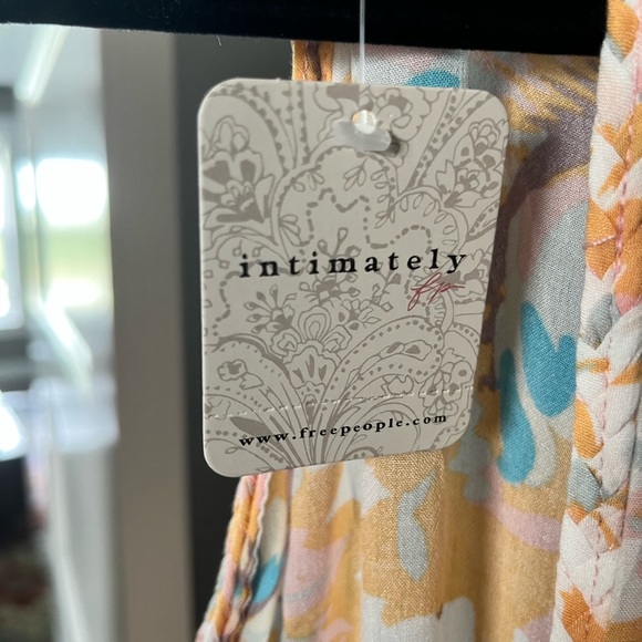 Free People batwing coverup with braided front tie. - Picture 5 of 6